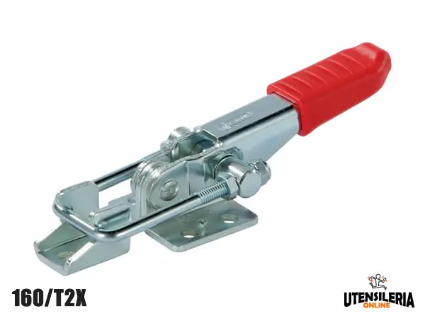 Quantità Limitata Bloccaggio a tirante doppio 160/T2X ACCIAIO INOX 98mm