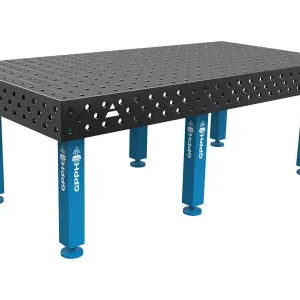 Banco per saldatura SteelMax GPPH in acciaio rinforzato 2,4x1,2mt fori 28mm Subito Disponibile