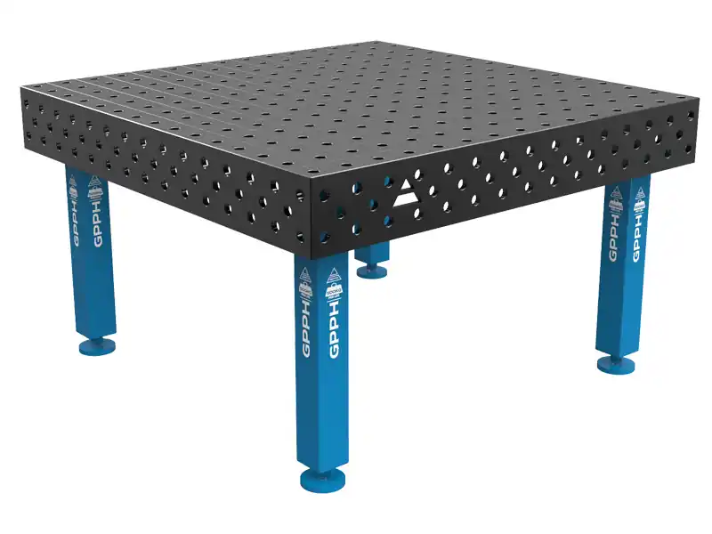 Banco per saldatura SteelMax GPPH in acciaio rinforzato 1,5x1,48mt fori 28mm Più Venduto