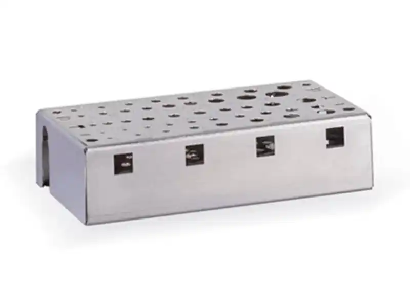 Subito Disponibile Porta punte in acciaio inox Fami Iron Team a 45 slot, 155x84x39mm