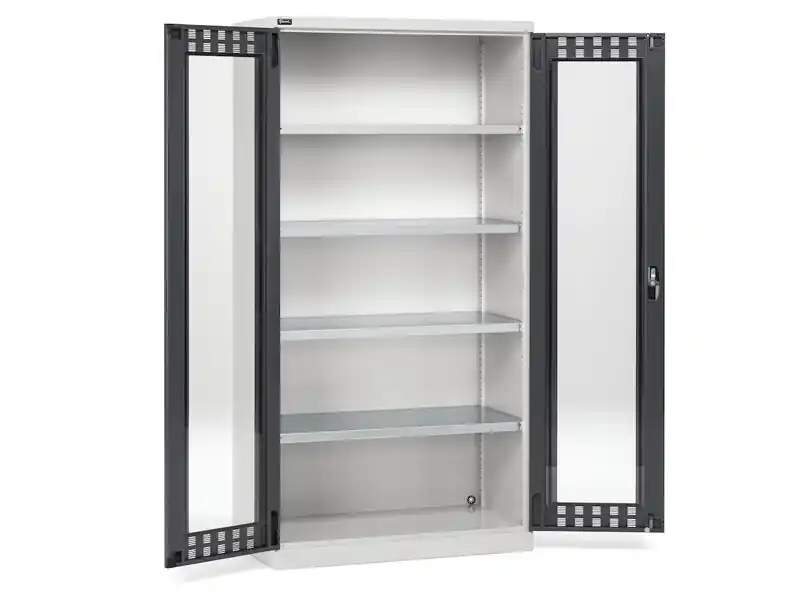 Sconto Armadio officina Fami Perfom 1023x640x2000mm con ante battente policarbonato e 4 ripiani