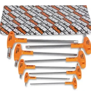 Di Tendenza Serie 8 chiavi maschio esagonali Beta 96TINOX/S8 con impugnatura, 2,5-10mm (8pz)
