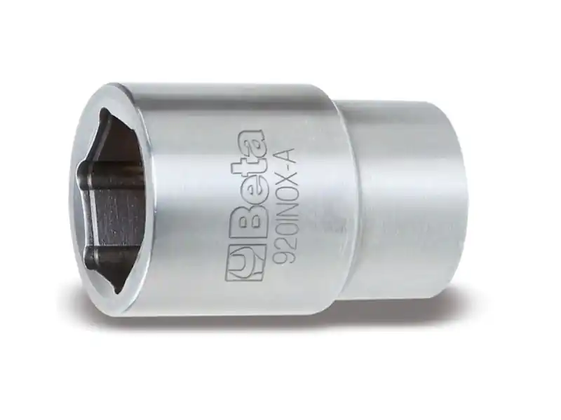 Chiave a bussola Beta 920INOX-A quadro femmina 1/2" bocca esagonale, 8-32mm Ultimissimo Modello