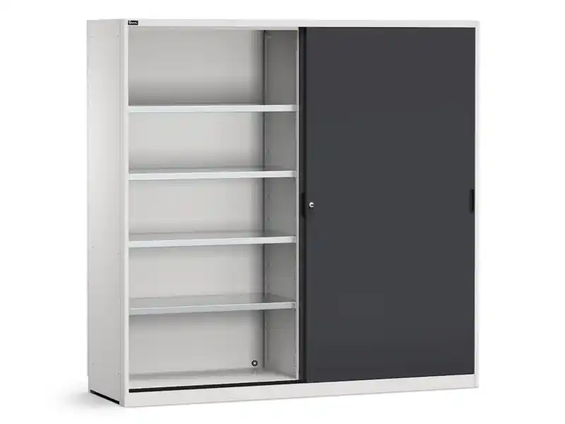 Armadio officina Fami Perfom 2040x650x2000mm con ante scorrevoli e 4 ripiani Compra Adesso