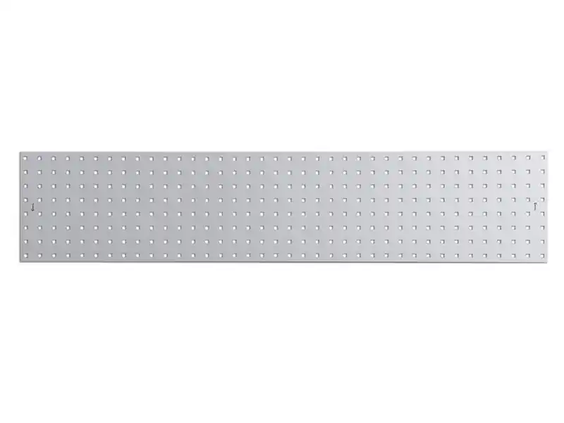 Pannello forato porta utensili Fami Work Look grigio a foro quadro 10x10, 1438x304mm Professionale