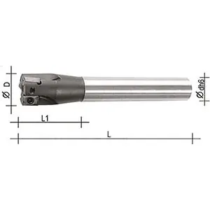 Offerta Limitata Fresa spallamento D.32 att.cil. D.25x180 Z3 inserti APKT160408PDSR..