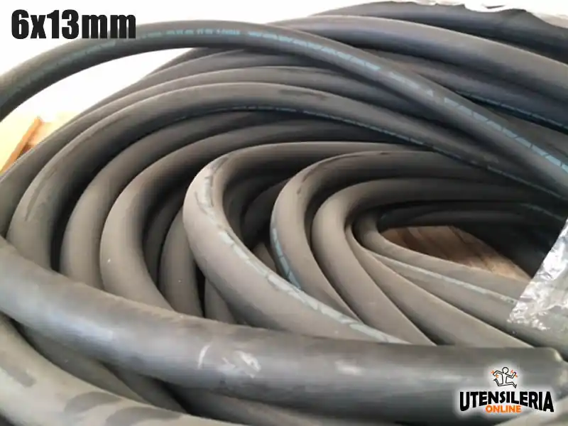 Tubo in gomma per carburante -25/+100 °C 6x13mm (1mt) Subito Disponibile