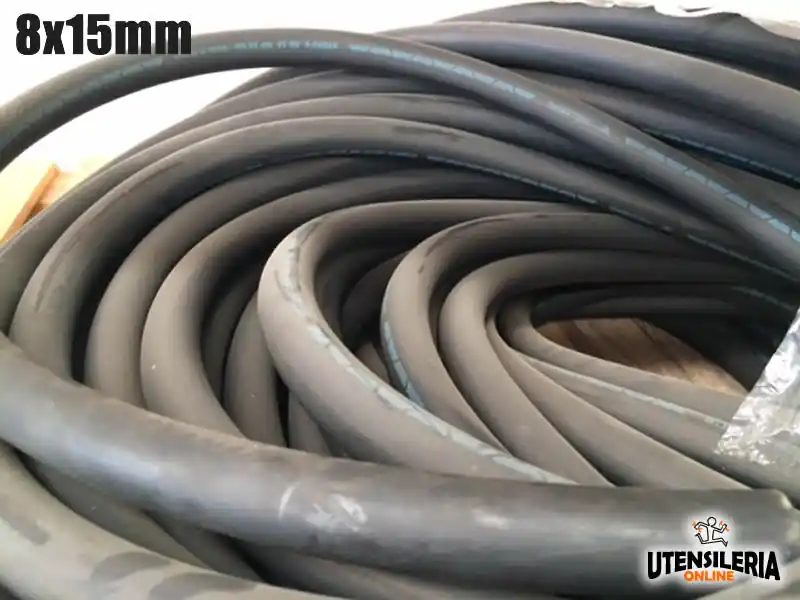 Tubo in gomma per carburante -25/+100 °C 8x15mm (1mt) Offerta Speciale
