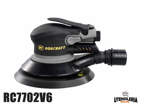 Offerta Lampo Levigatrice pneumatica Rodcraft RC7702V6 150mm - orbita 2,5mm