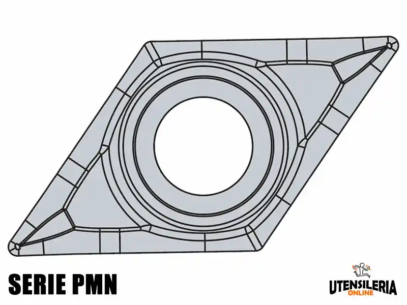 Inserti per lavori di tornitura DCGX-PMN positivi (10pz) Professionale