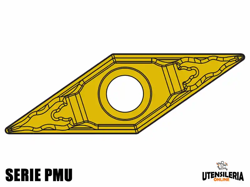 Inserti per lavori di tornitura VBMT-PMU positivi (10pz) Novità