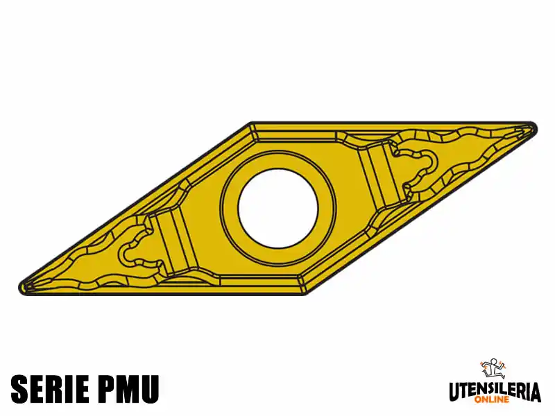 Inserti per lavori di tornitura VCMT-PMU positivi (10pz) Super Prezzo