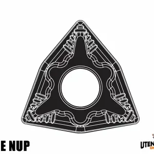 Esclusivo Inserti per lavori di tornitura WNMG-NUP negativi (10pz)