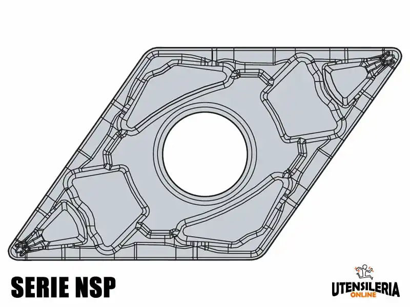 Nuovo Arrivo Inserti per lavori di tornitura DNMG-NSP negativi (10pz)