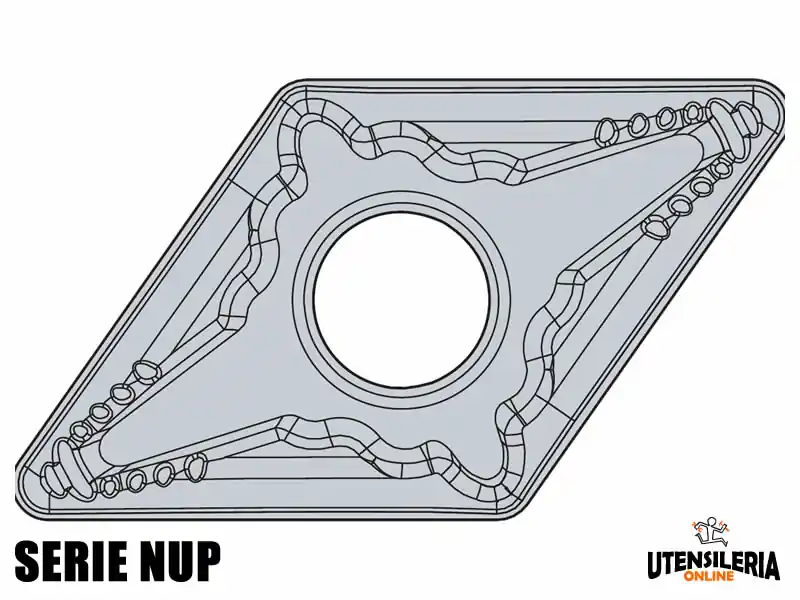 Inserti per lavori di tornitura DNMG-NUP negativi (10pz) Consegna Rapida