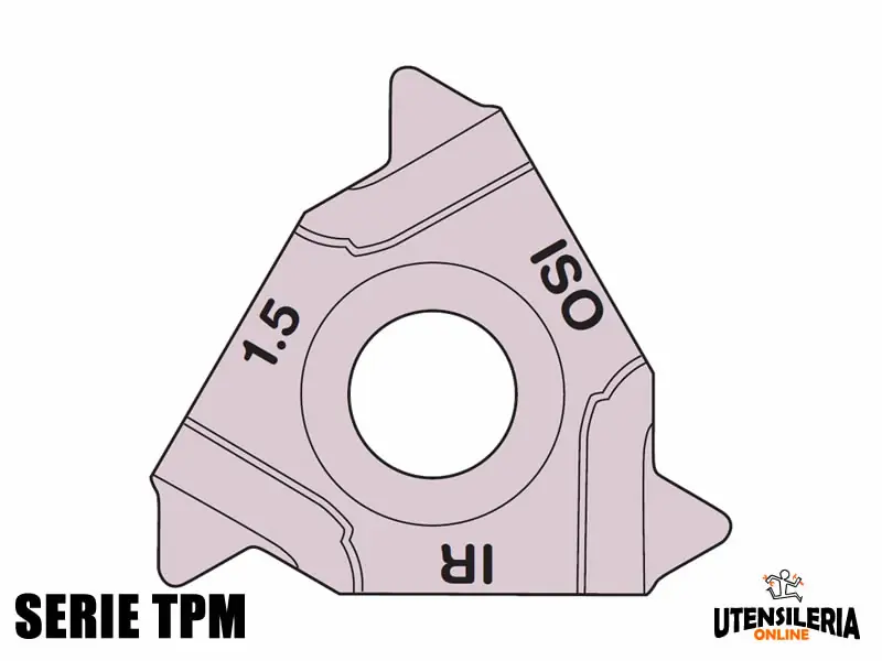 Inserti per lavori di tornitura 16IR-TPM serie threading (10pz) Compra Oggi Stesso