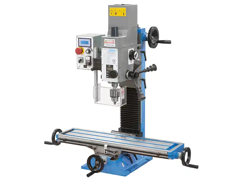 Trapano fresa ad ingranaggi Fervi T061A con visualizzatore digitale, 1,1kW Prezzo Ridotto
