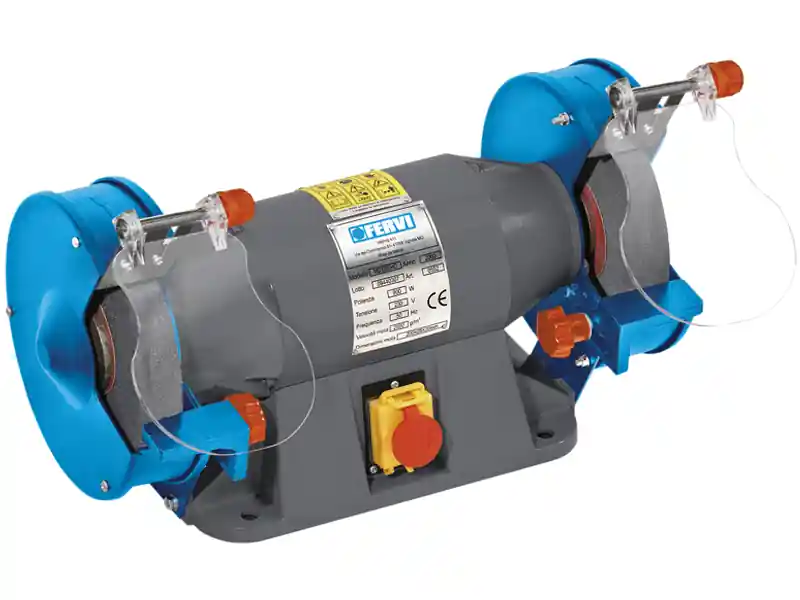 Ultima Occasione Smerigliatrice da banco Fervi 0552/400V trifase 400V 0,9kW, 200mm