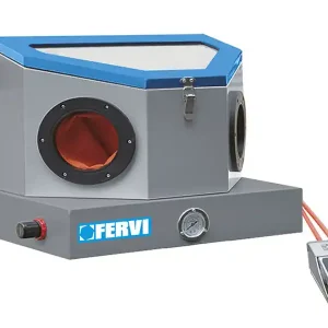 Affare Mini sabbiatrice da banco Fervi 0490 a pistola fissa e cabina da 410x310x200mm