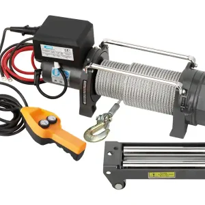 Argano elettrico Fervi 0630/2720 in corrente continua 12V 1,3kW Prezzo Ridotto
