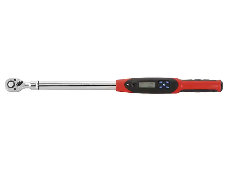 Affare Chiave dinamometrica elettronica Fervi 0806/200 attacco 1/2" per coppia e angolo, 20-200 Nm