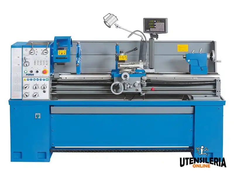 Prezzo Scontato Tornio parallelo Fervi T070/400V3A15 con visualizzatore 400V 2,4kW