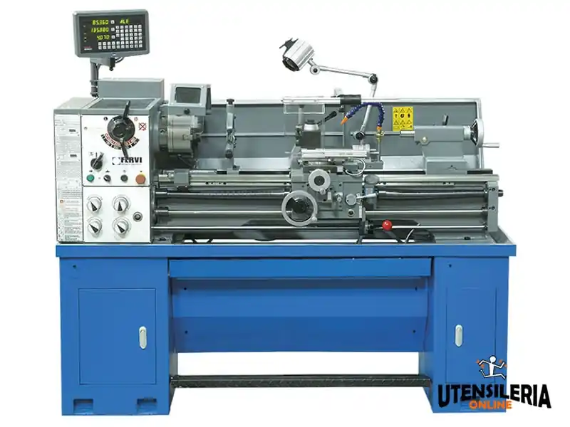 Tornio parallelo Fervi T998/400V3A con visualizzatore 400V 1.5kW Soddisfatti O Rimborsati