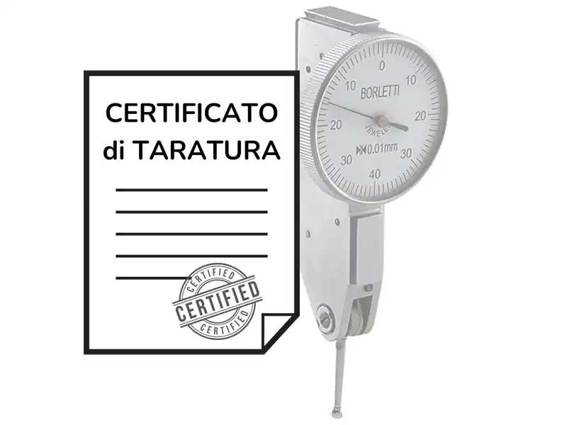 Certificato di taratura ACCREDIA comparatori a leva (tastatori) fino a 30mm Prezzo Ridotto