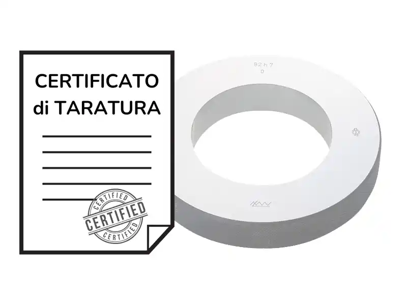 Certificato di taratura ACCREDIA calibri cilindrici lisci 3-200mm incertezza 0,3+2L Prezzo Di Fabbrica
