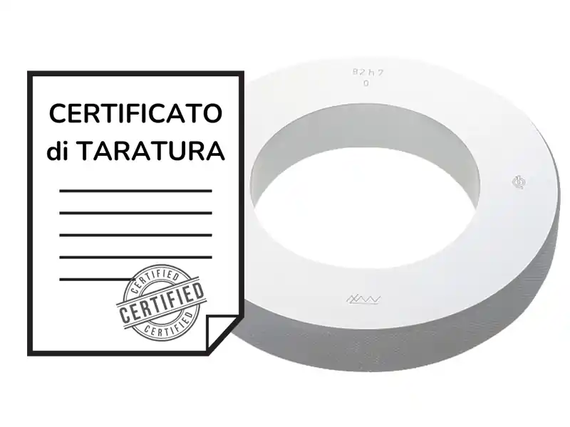 Offerta Del Giorno Certificato di taratura ACCREDIA calibri cilindrici lisci 3-200mm incertezza 1+3L
