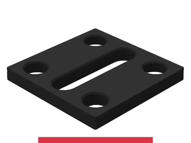 Promozione Piastra adattatrice 150x150mm SteelMax GPPH, spessore 15mm, fori 28mm