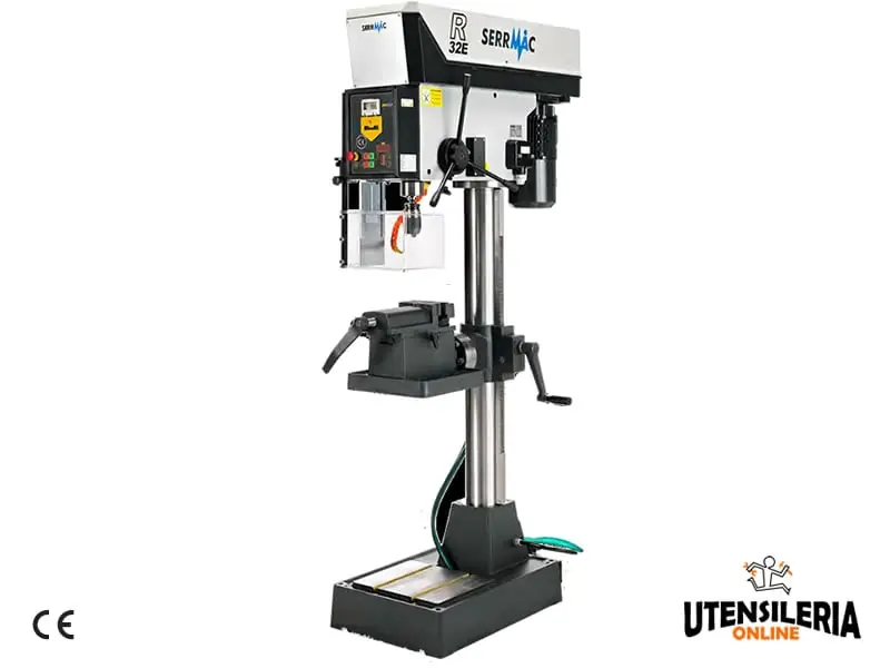 Esclusivo Trapano a colonna R32E con trasmissione elettrica ø 32 mm