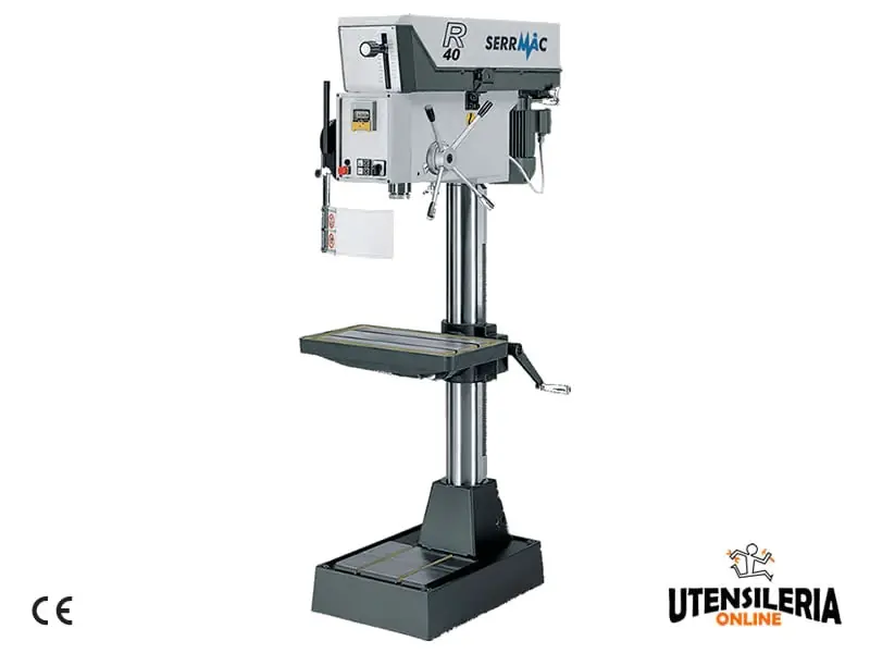 Promozione Esclusiva Trapano a colonna R40 con trasmissione a pulegge ø 40 mm