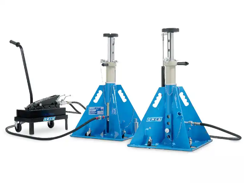 Sollevatore pneumatico a due colonnette OMCN 930, portata 20000 Kg Nuova Collezione