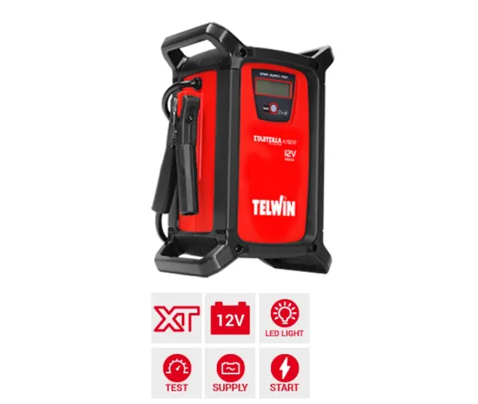 Avviatore e tester portatile STARTZILLA 4012XT 100-240V 12V Telwin Soddisfatti O Rimborsati