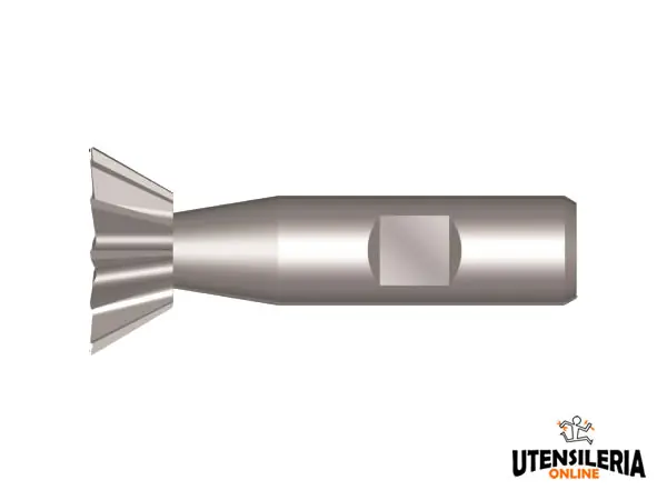 Consegna Rapida Fresa a coda di rondine HSS-E C830 ø da 12.00 a 32.00mm Dormer