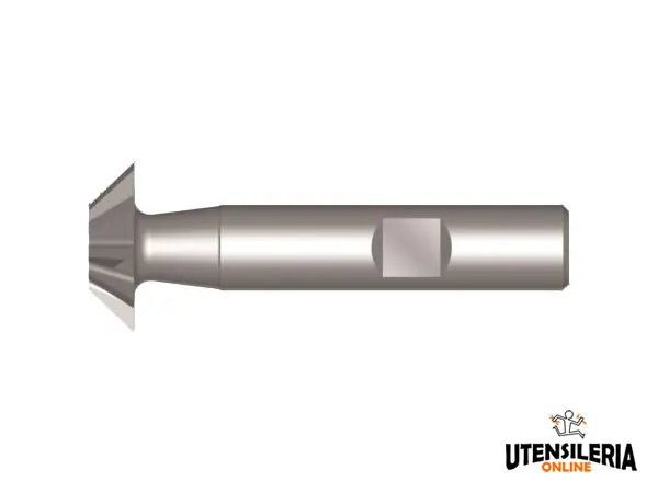 Fresa a coda di rondine inversa HSS-E C831 ø da 12.00 a 32.00mm Dormer Economico