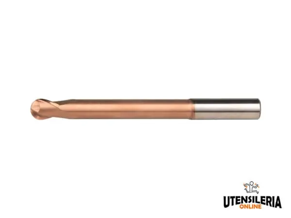 Fresa semisferica HM S233 TiSiN ø da 2.00 a 5.00mm Dormer Professionale