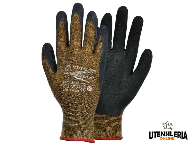 Promo Stagionale Guanti FLEXYCOTTON in lattice protezione meccanica media Cofra (12paia)