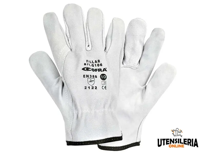 Offerta Speciale Guanti PILLAR Cofra in pelle protezione meccanica media (12paia)