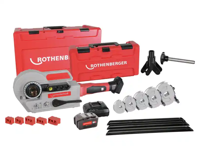 Nuova Collezione Rothenberger curvatubi a batteria Robend 4000E 1/2"-1,1/8" in valigetta
