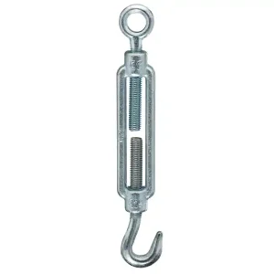 Consegna Rapida Tenditore a occhio e gancio Carcano A162 in acciaio zincato DIN 1480, M6-M39 (10pz)