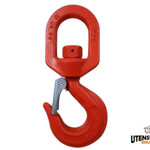 Economico Ganci girevole con sicura Carcano C7G in acciaio legato G80 per sollevamento(10pz)
