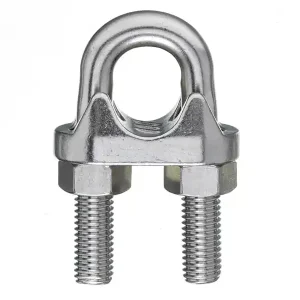 Di Tendenza Morsetti a cavallotto Carcano A549 in acciaio inox AISI 316 per funi (25pz)