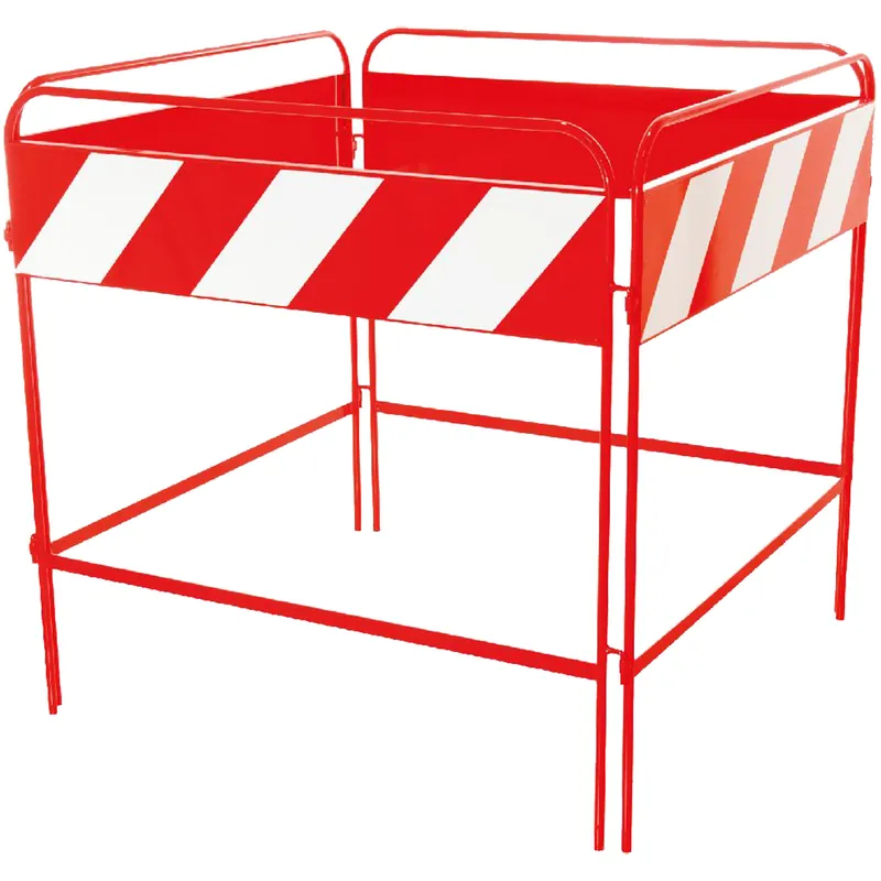 Acquista Ora Barriera di Recinzione per Chiusini 100×100 cm SISAS Transenna Sicurezza Stradale Modulare Set 4 pezzi