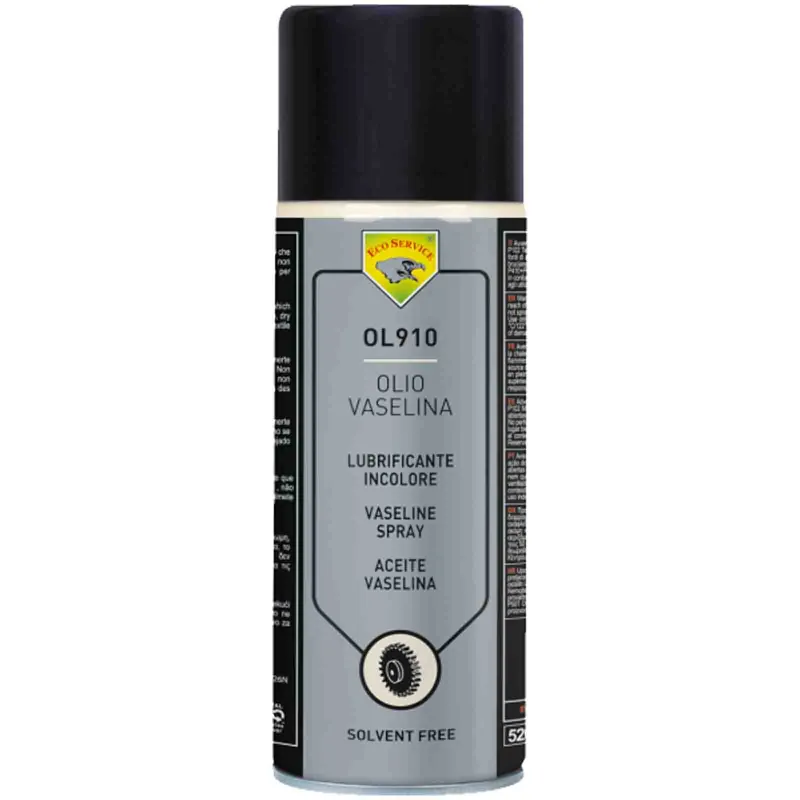 Saldi Olio Vaselina Spray ECO SERVICE Bomboletta 400ml Paraffina Liquida Lubrificante OL910
