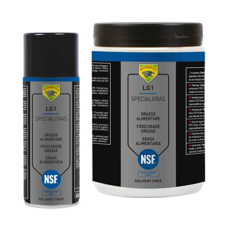 Grasso Alimentare ECO SERVICE Industria Alimentare Protettivo Lubrificante LG1 SPECIALGRAS NSF Vendita Finale