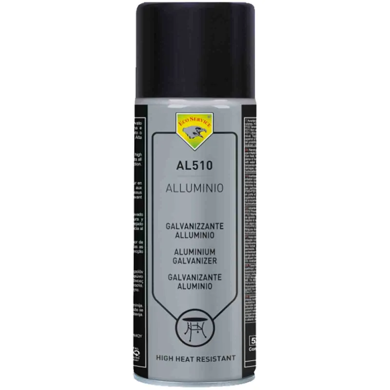 Sconto Alluminio Spray ECO SERVICE Bomboletta 400ml Protettivo Galvanizzante Resistente al Calore AL510
