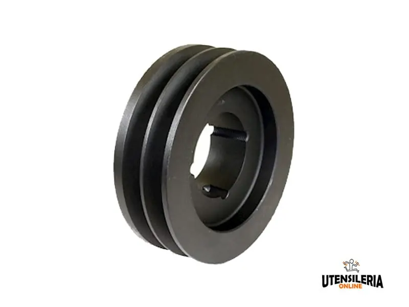 Saldi Pulegge per cinghie trapezoidali 2 gole SPC con bussola Taper Lock