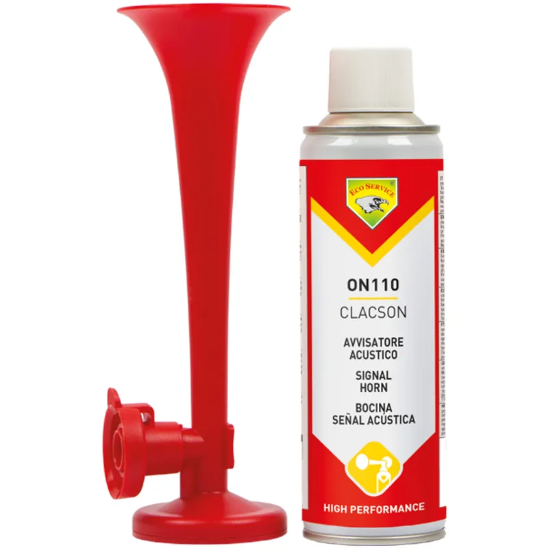 Compra Adesso Clacson Avvisatore Acustico d’Emergenza ECO SERVICE in Kit con Tromba Erogatore Segnalatore Antincendio Tromba da Stadio articolo ON110